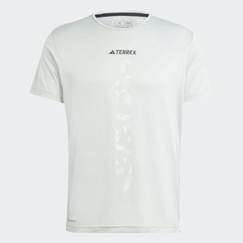T-shirt adidas trail hotsell riot 1/2 zip homme