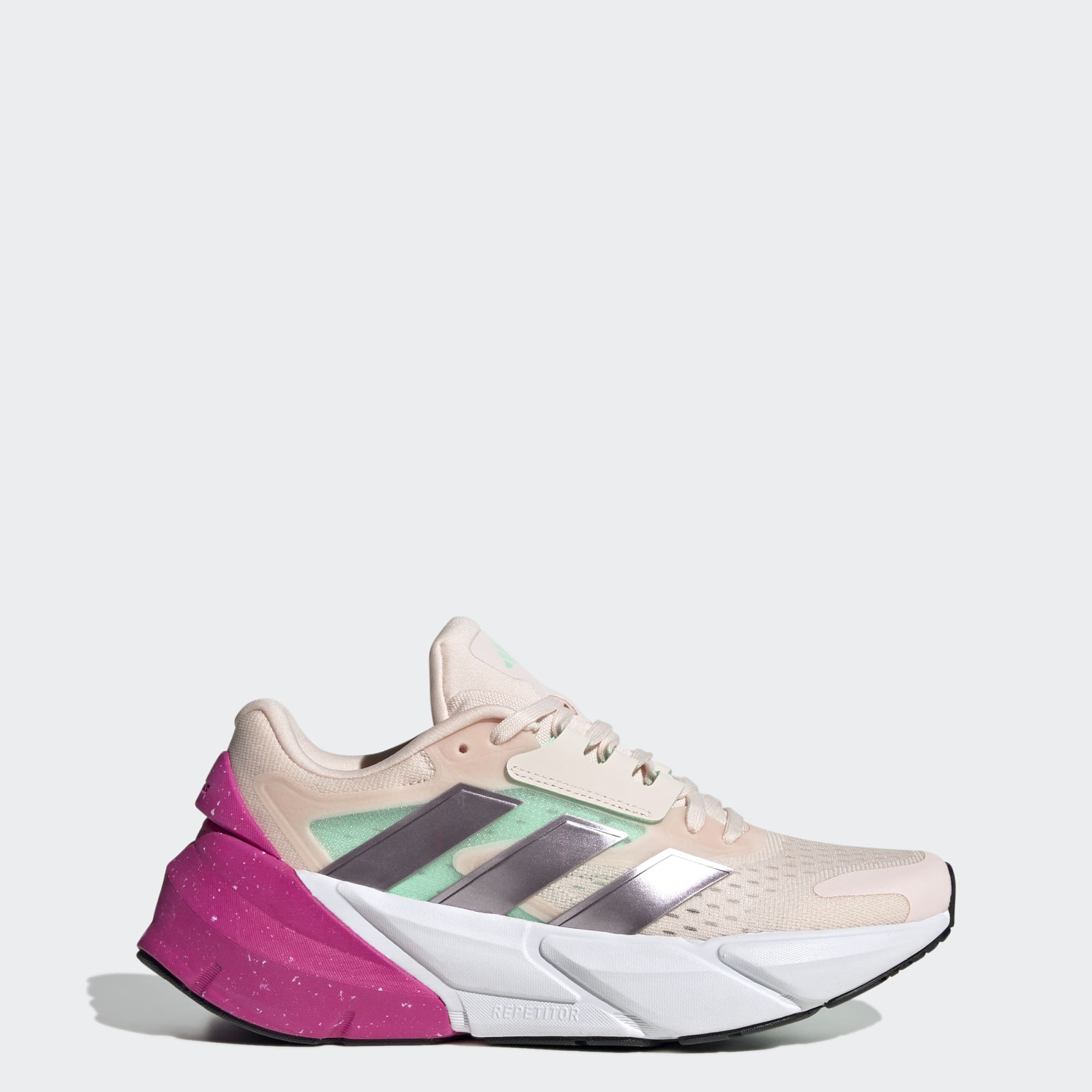Adidas adistar boost best sale heather womens running shoes
