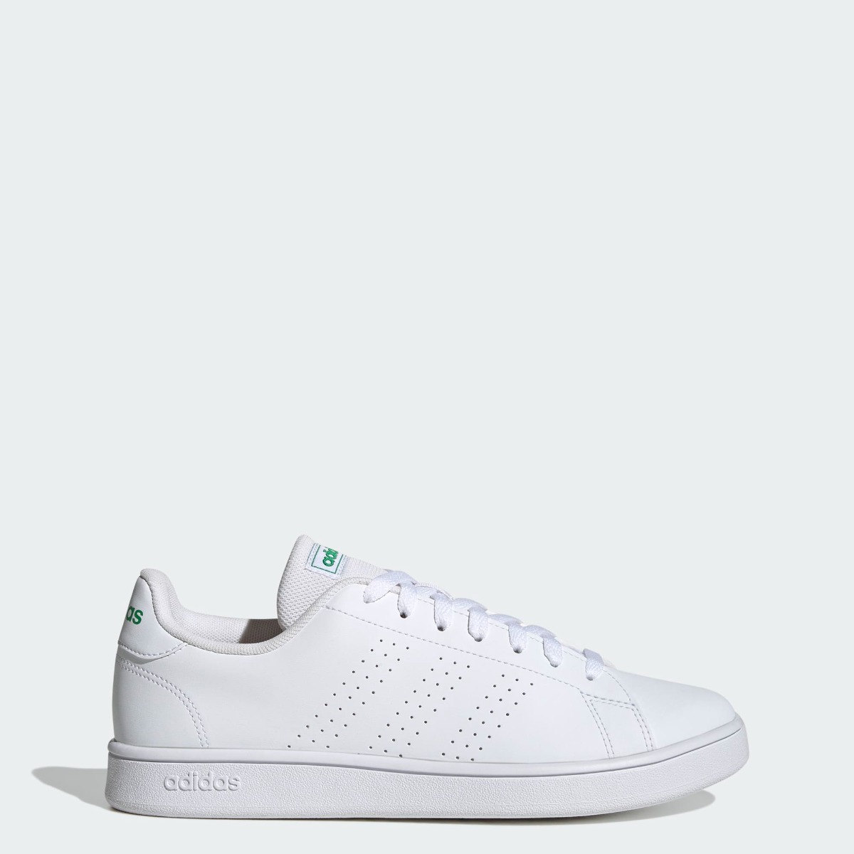 Adidas advantage white hot sale