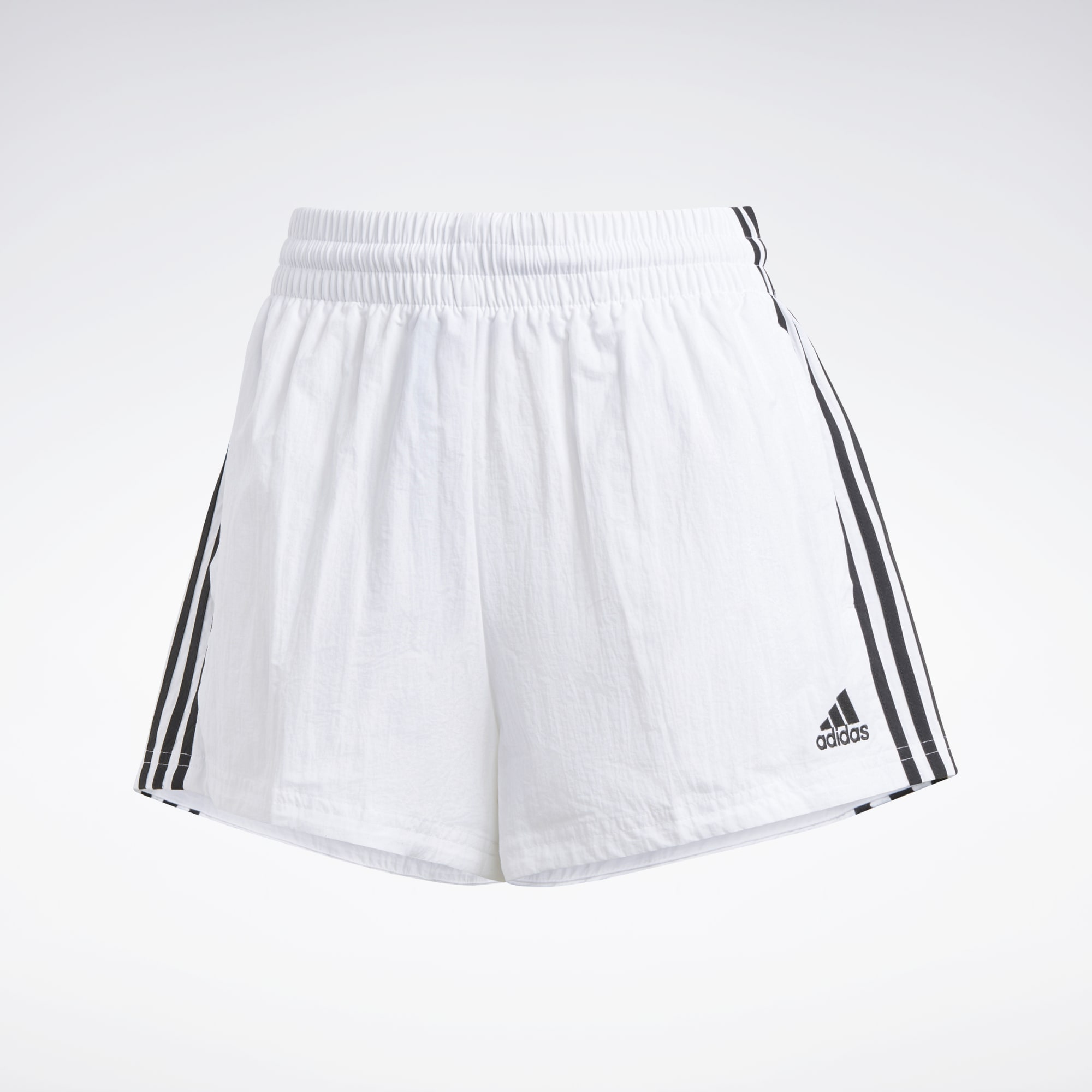 Adidas white shorts black stripes deals