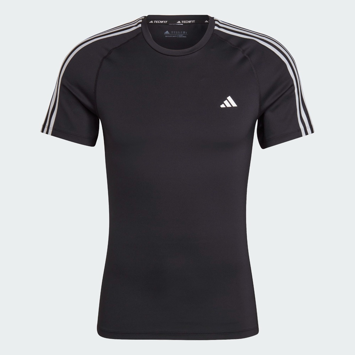 Techfit 3-Stripes Training T-Shirt