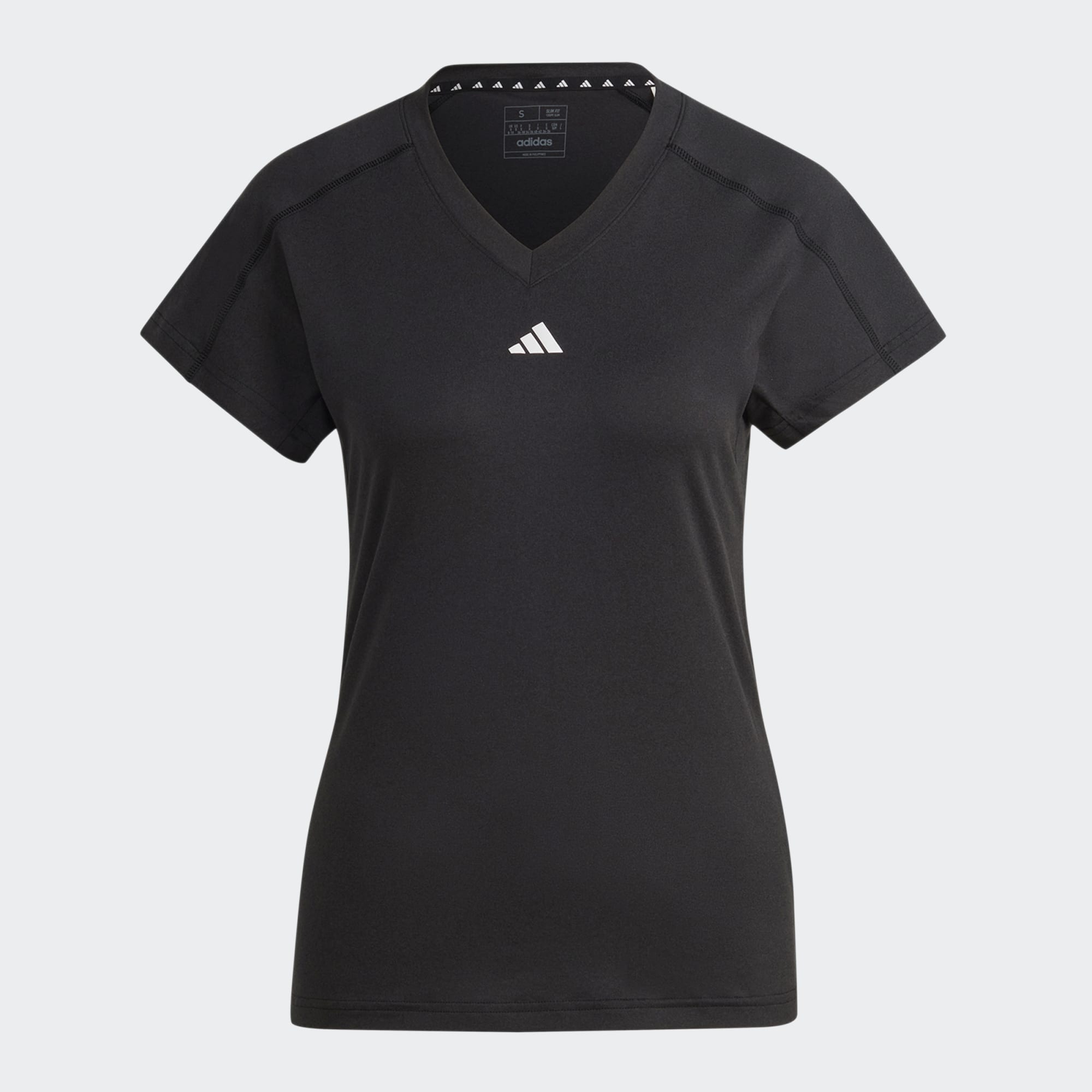AEROREADY Train Essentials Minimal Branding V-Neck T-Shirt