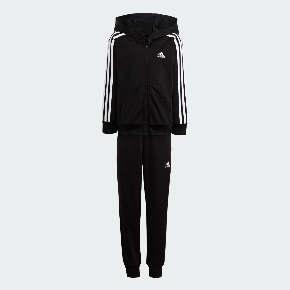 Essentials 3-Stripes Shiny Track Suit