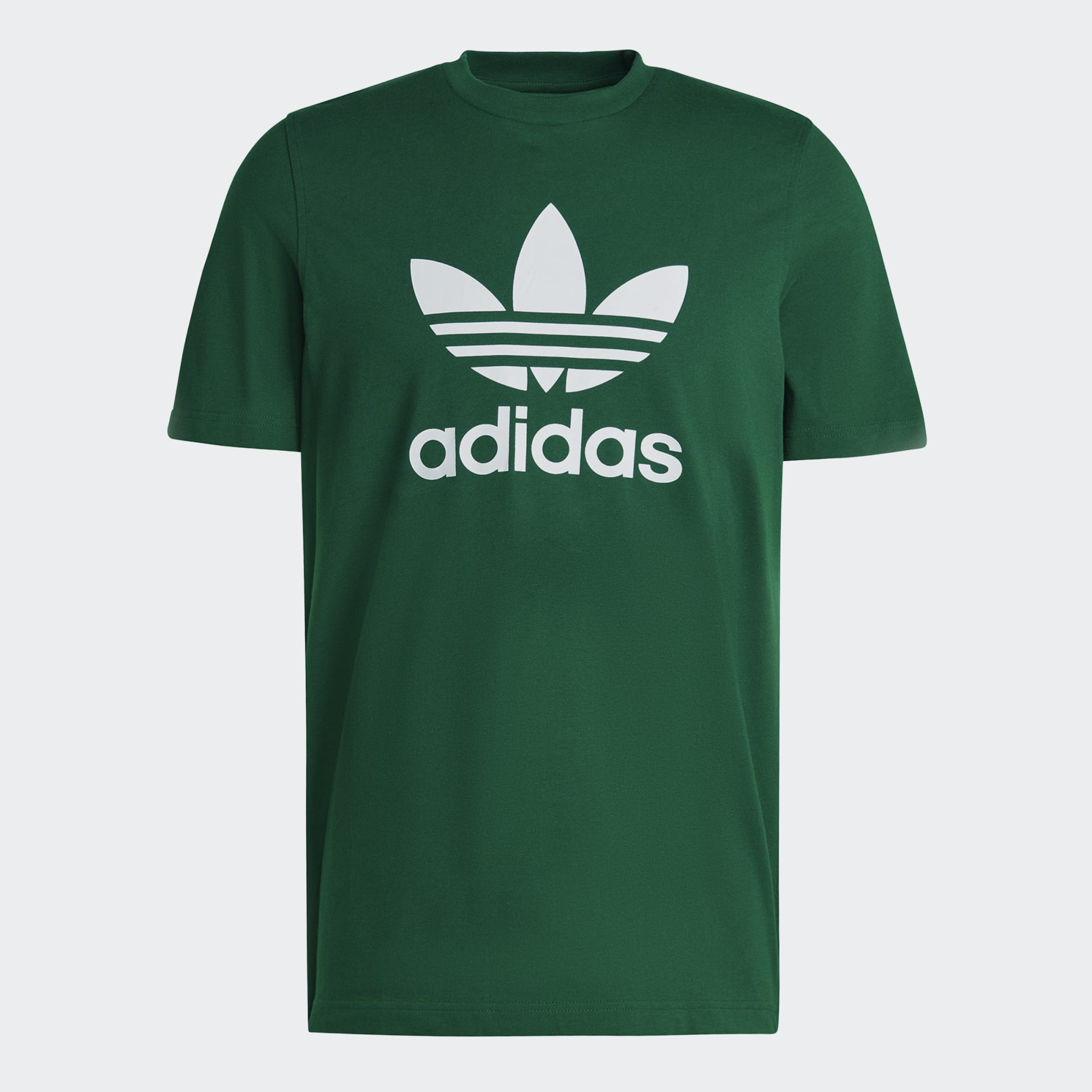 Green adidas top shirt mens