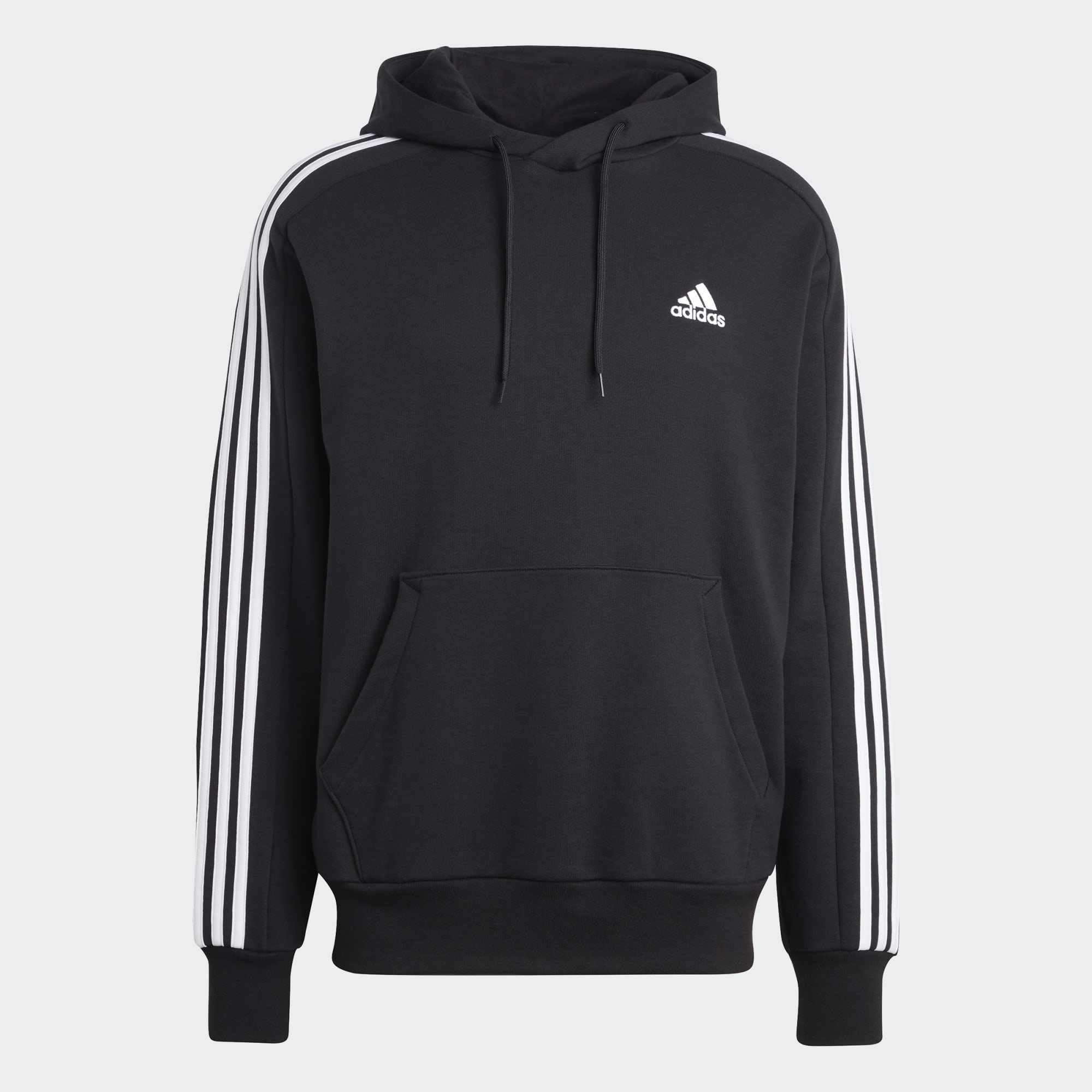 Essentials French Terry 3 Stripes Hoodie