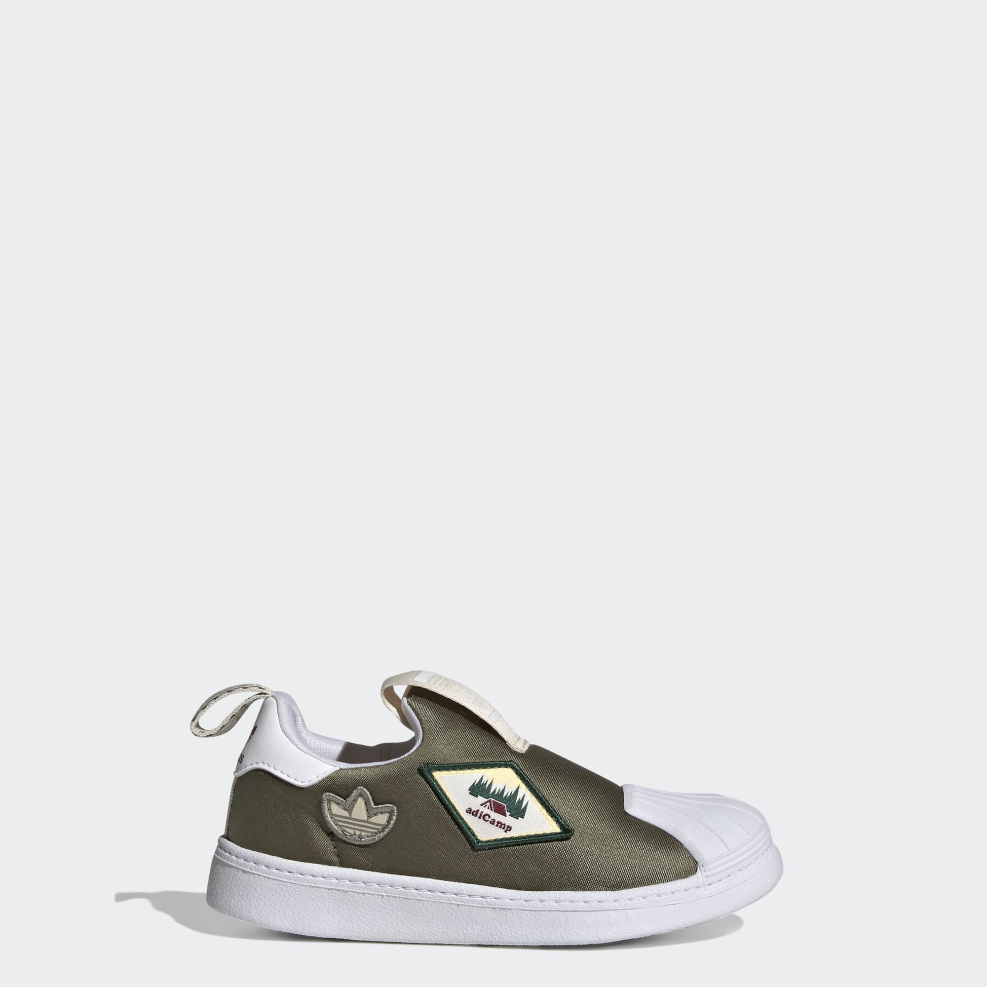 Adidas superstar slip on kids white on sale