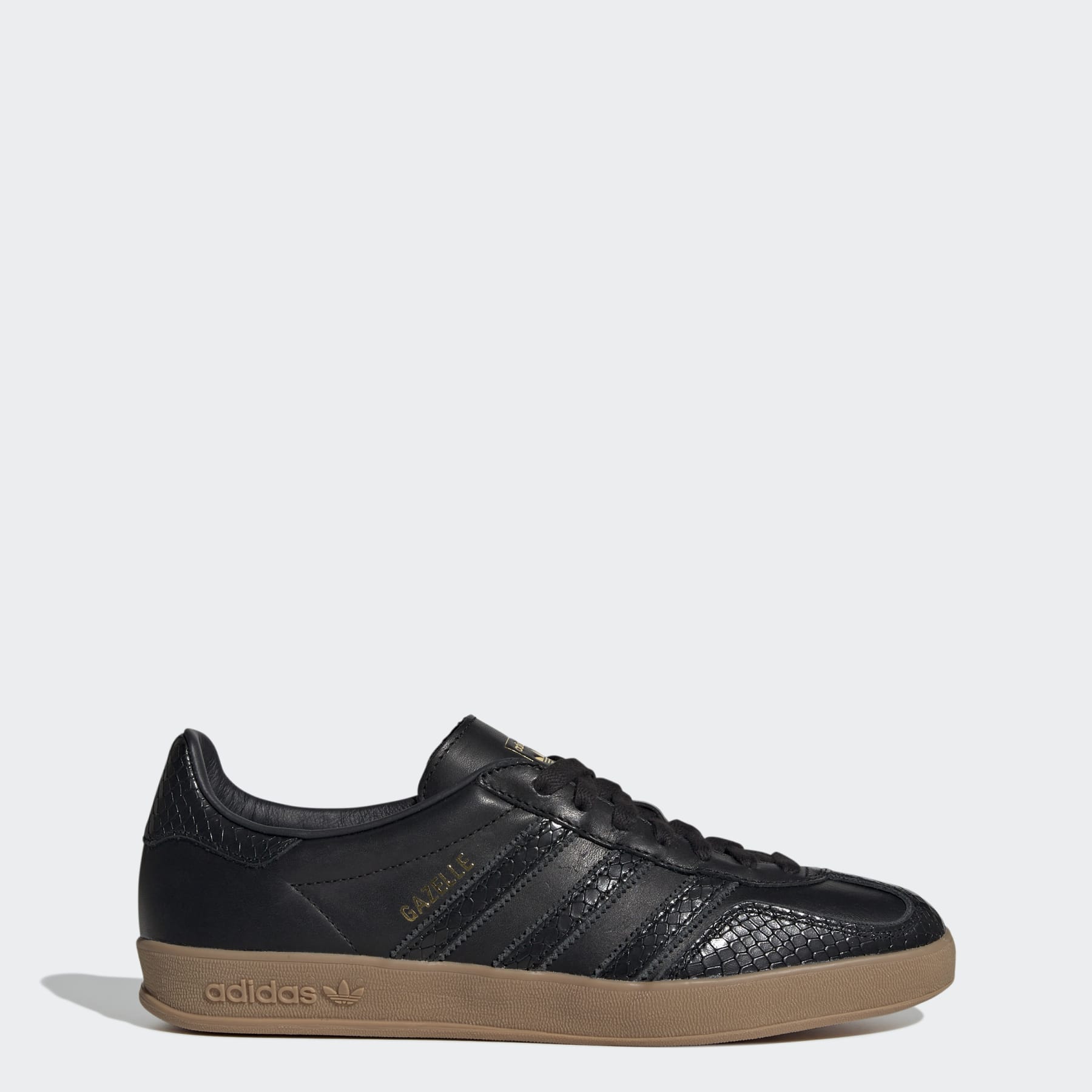 Adidas gazelle black leather size 6 shop