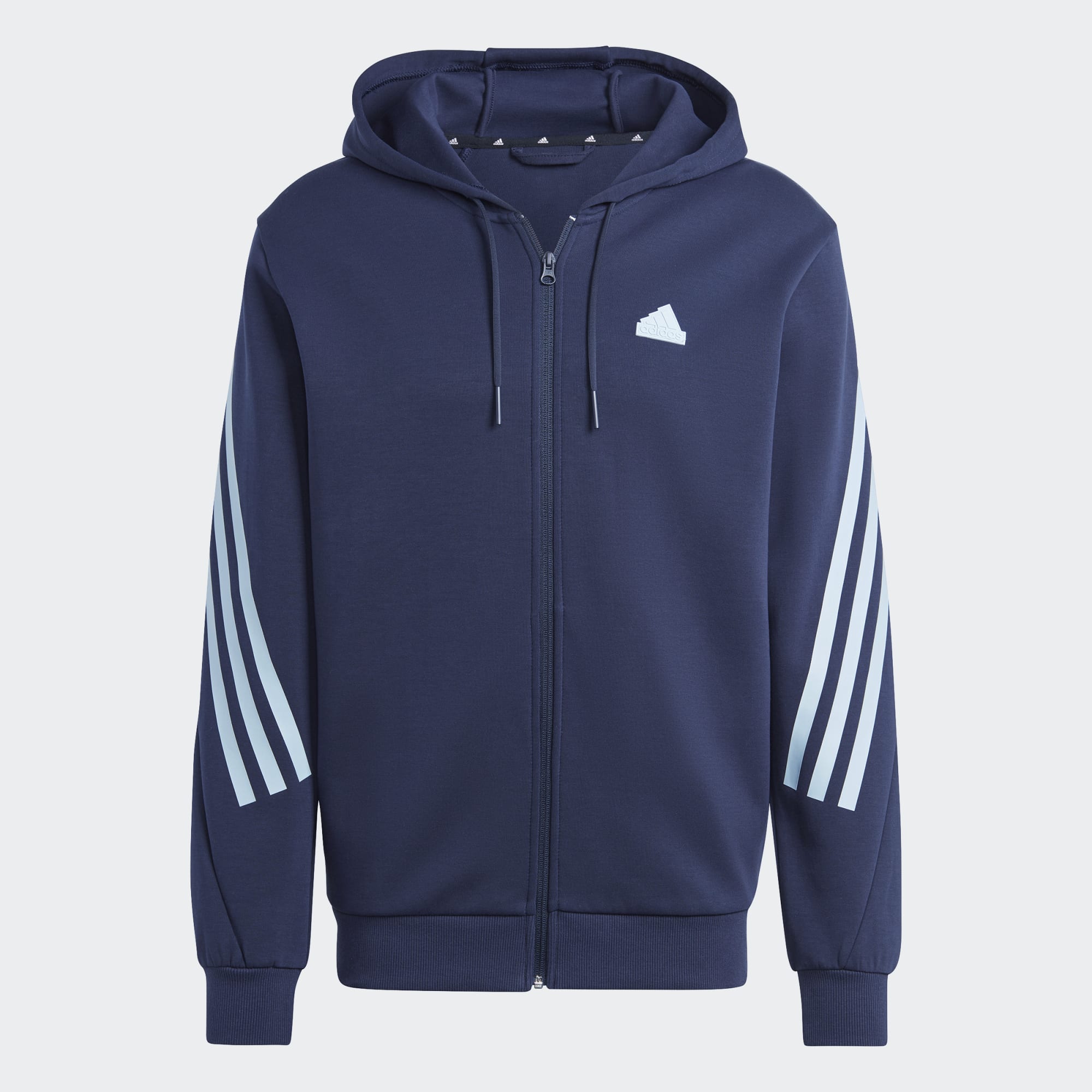 Navy blue adidas zip up hoodie hot sale