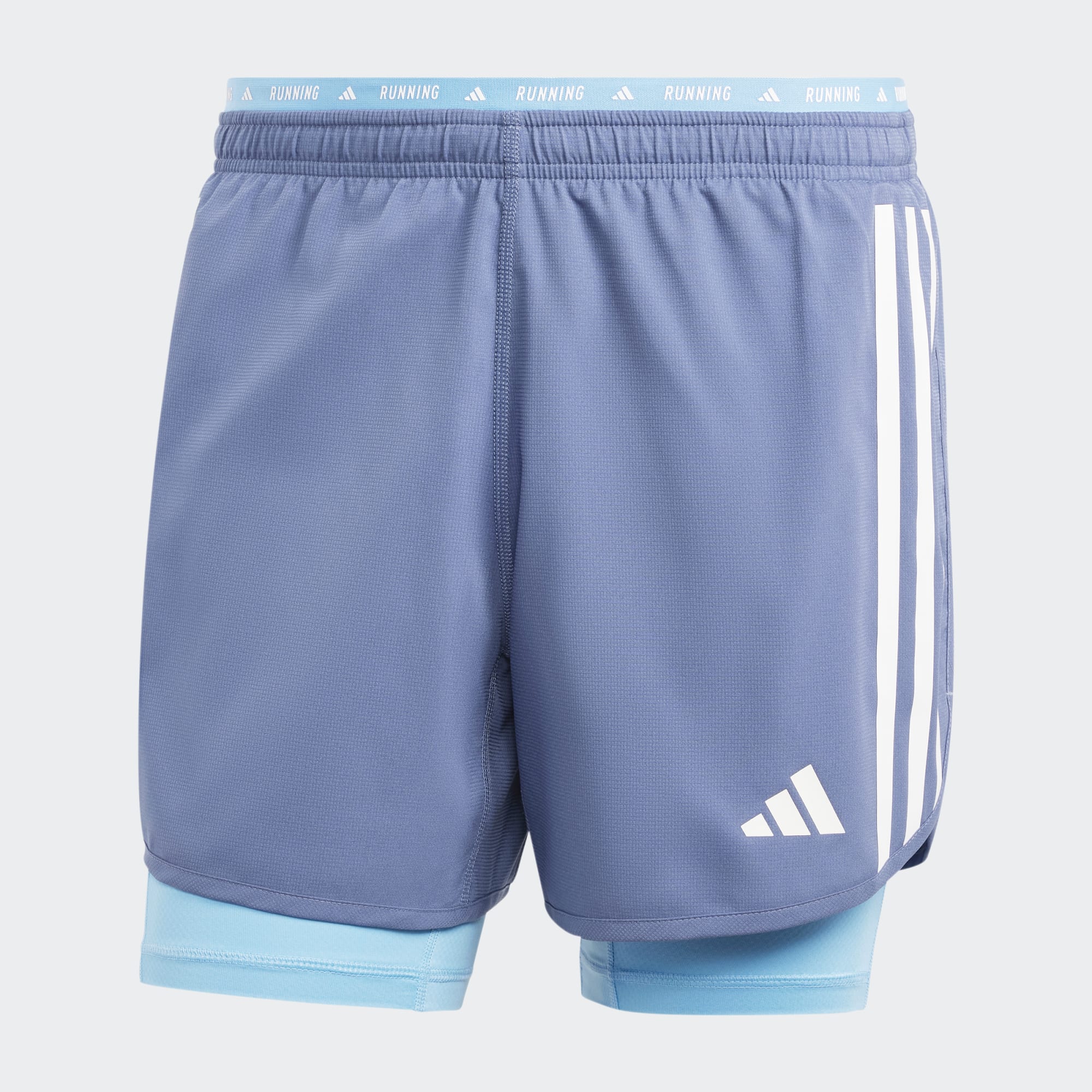 Own The Run 3-Stripes 2-in-1 Shorts