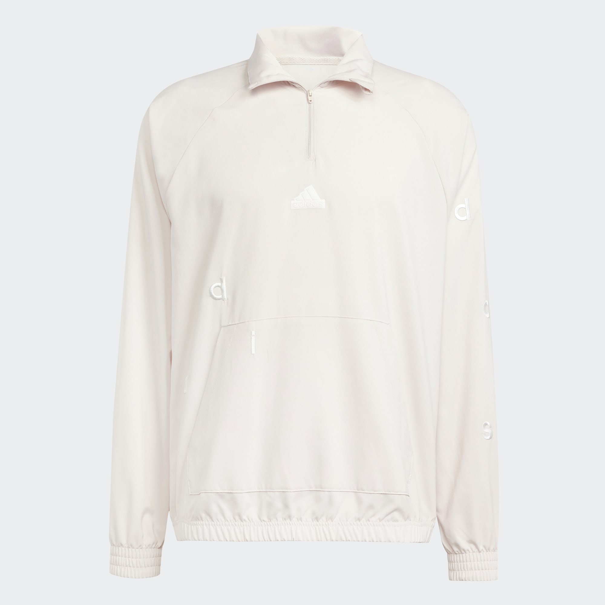 adidas Embroidery Woven 1/2 Zip Top