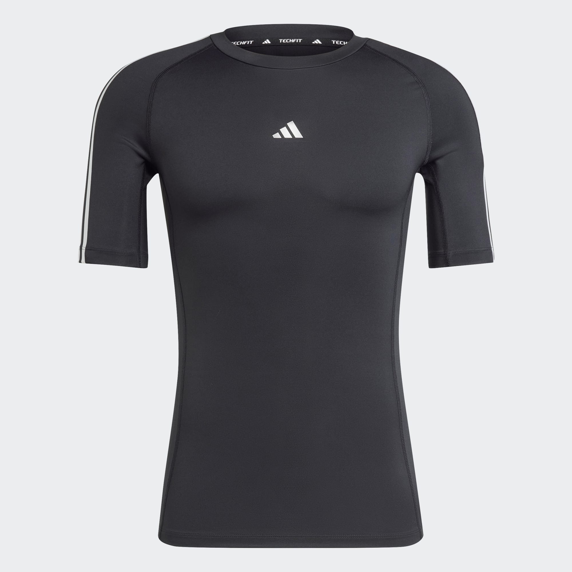 Techfit Compression Training 3-Stripes T-Shirt