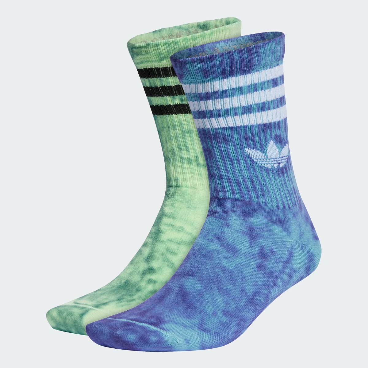 Adidas originals t-shirt with stripes and central logo in tie dye cheap