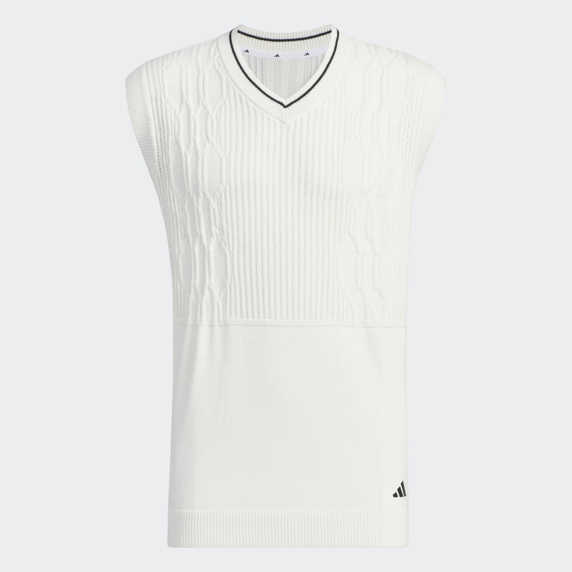 PRIMEKNIT Gradation Pattern V-Neck Vest