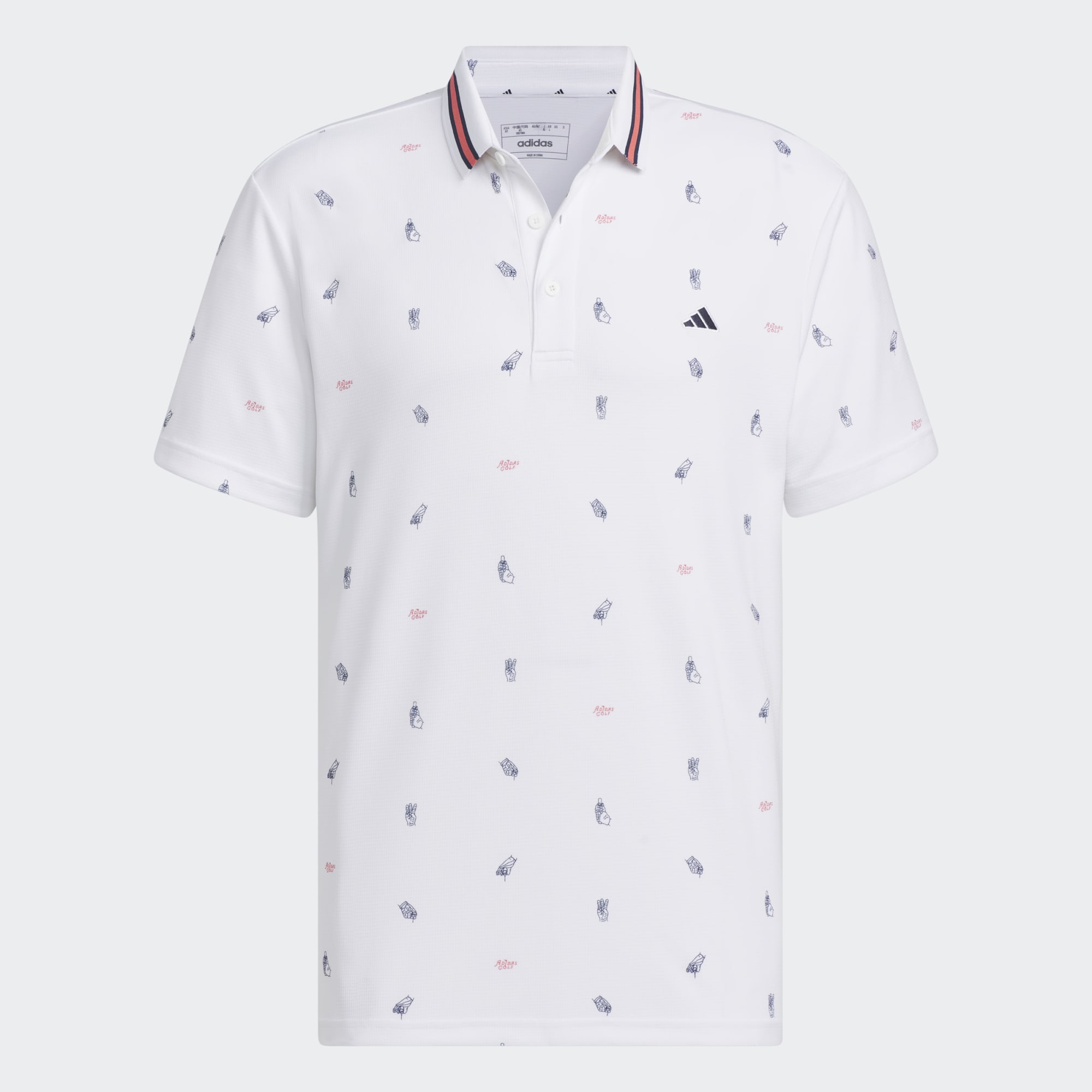 AEROREADY Playgreen Monogram Short Sleeve Polo Shirt