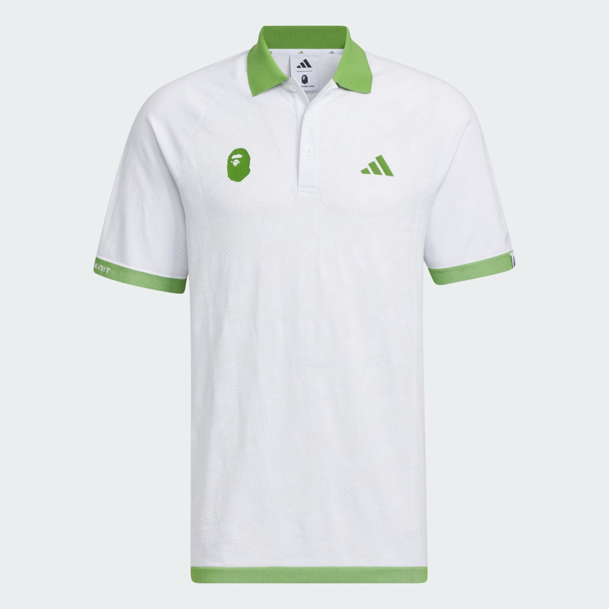 BAPE x adidas Short Sleeve Golf Polo Shirt