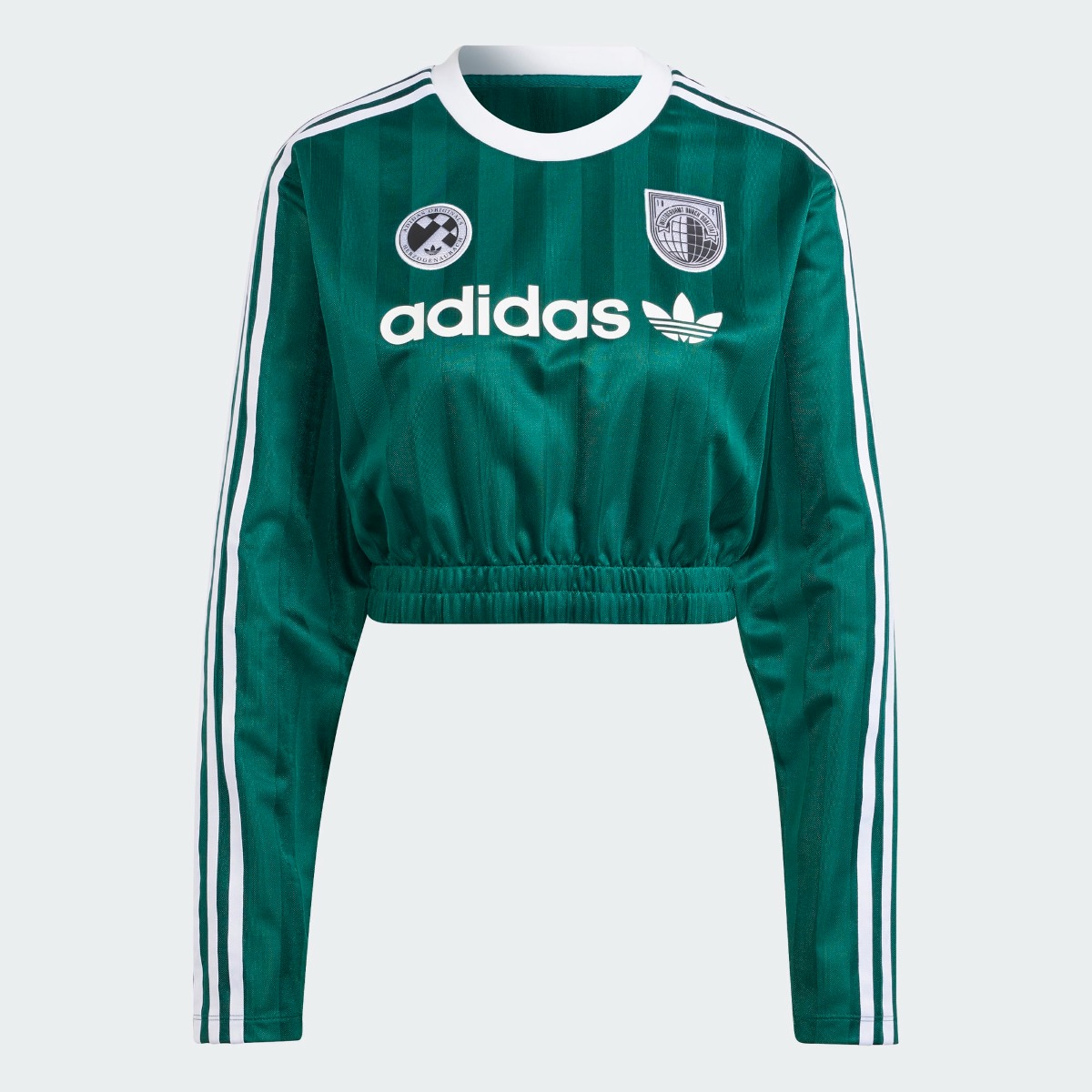 Adidas crop top green top