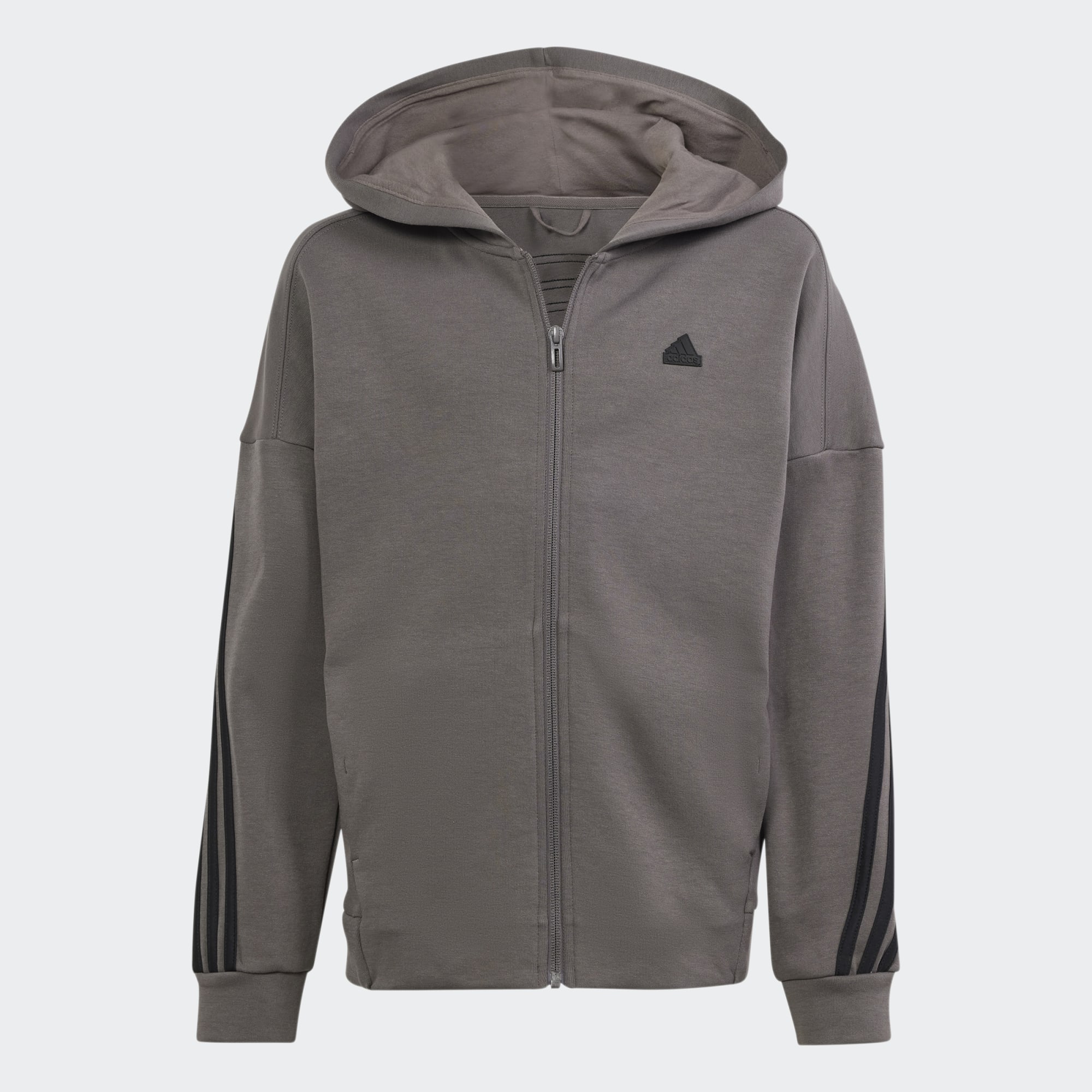 Future Icons 3-Stripes Full-Zip Hooded Track Top