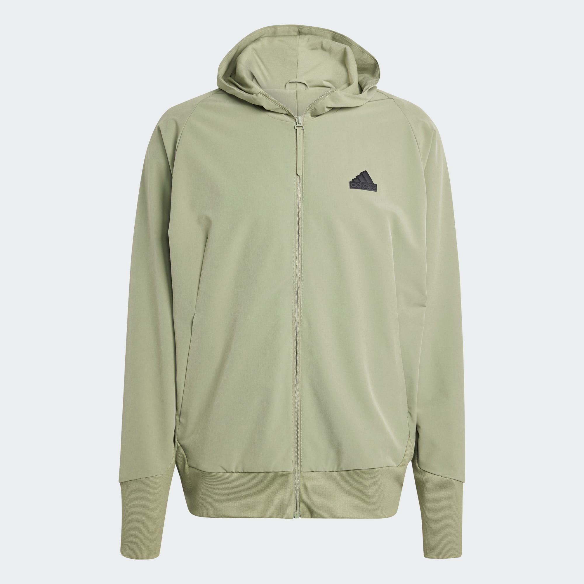 Adidas front zip hooded jacket outlet