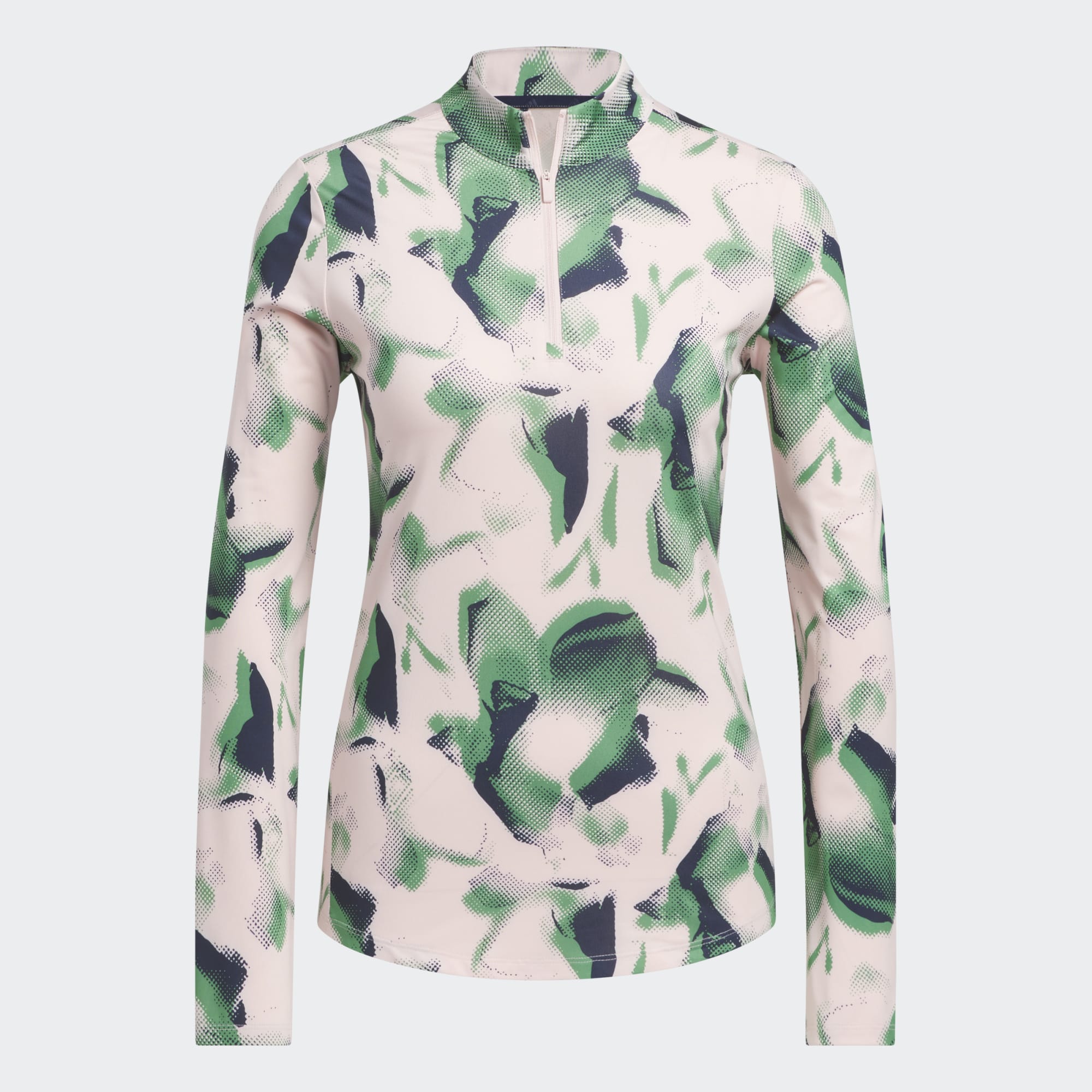 Ultimate365 Printed Quarter Zip Mock
