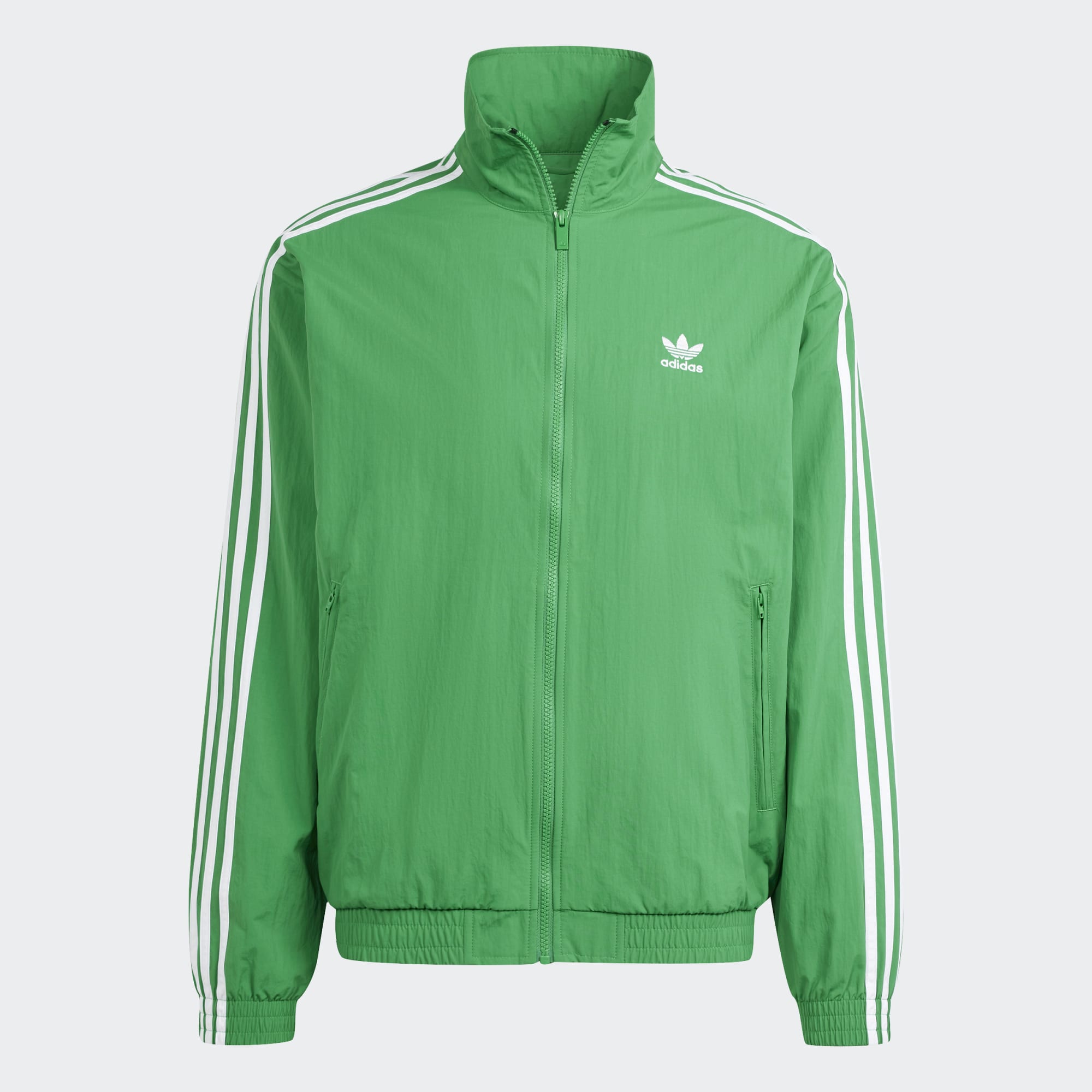Adidas green 2025 firebird track top