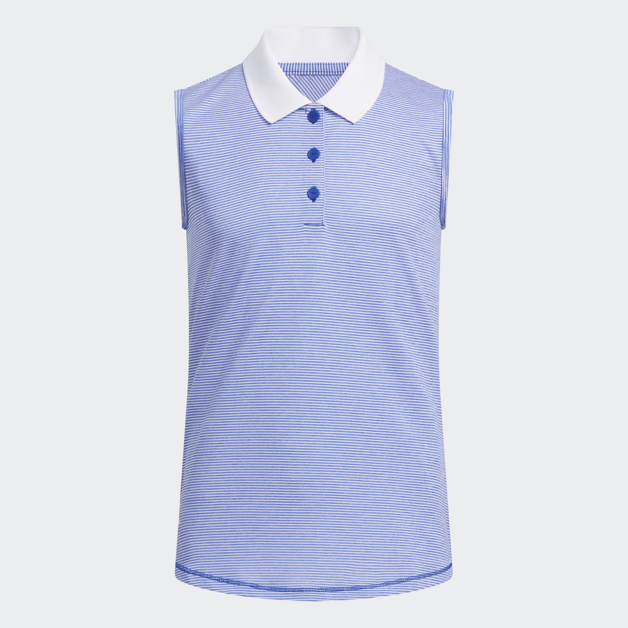 Ottoman Striped Sleeveless Polo Shirt