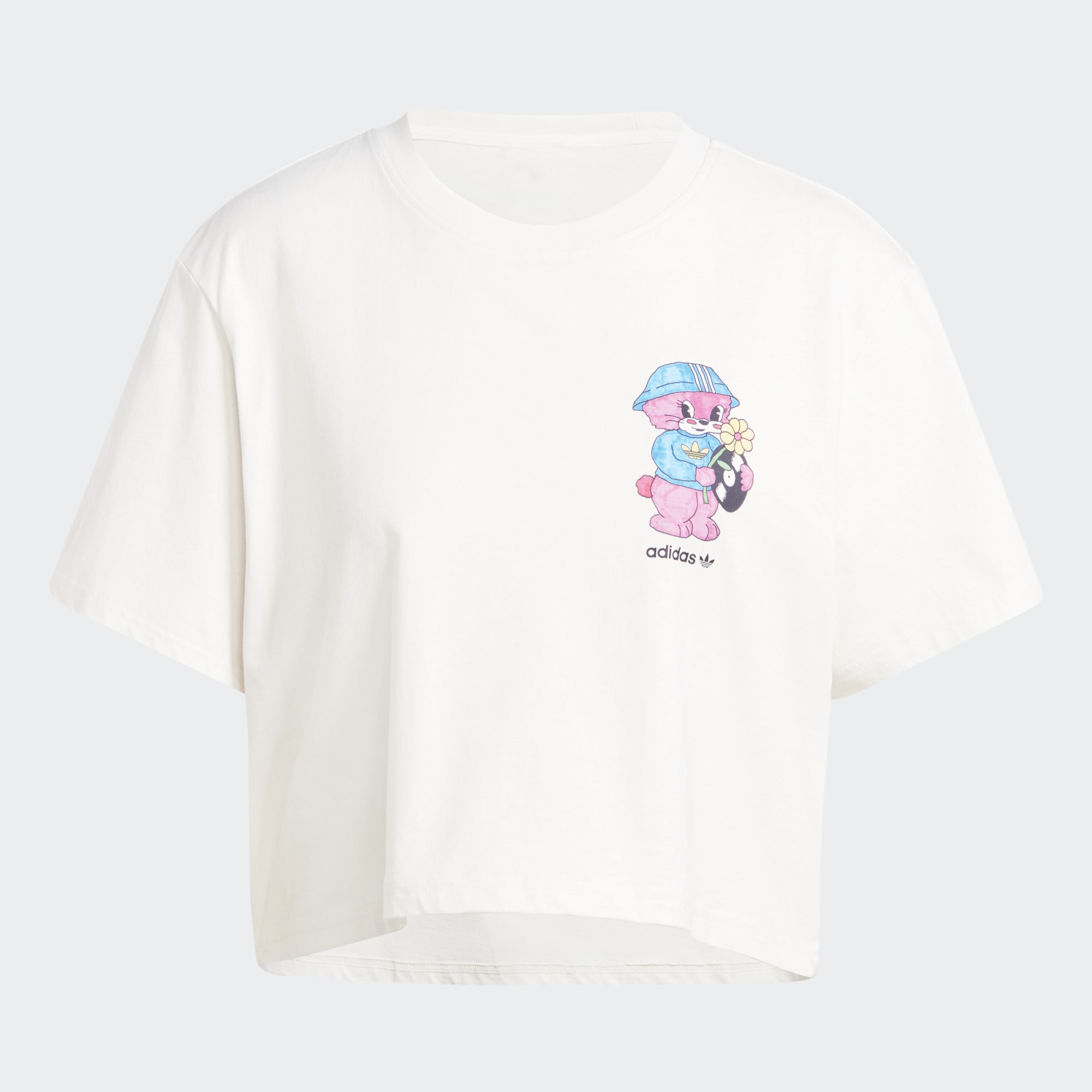 Adidas id cropped tee top