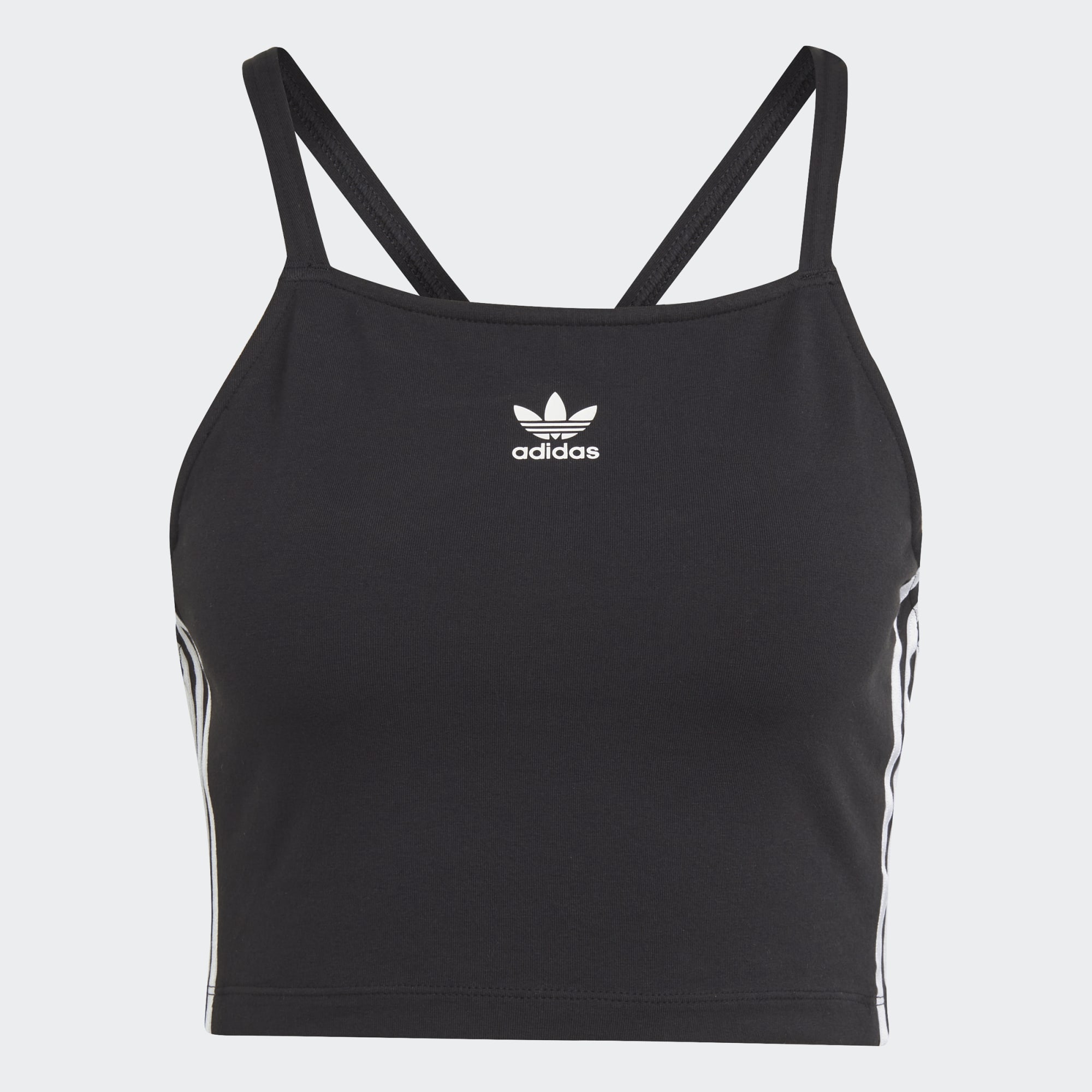 Adicolor 3-Stripes Crop Long-Sleeve Top