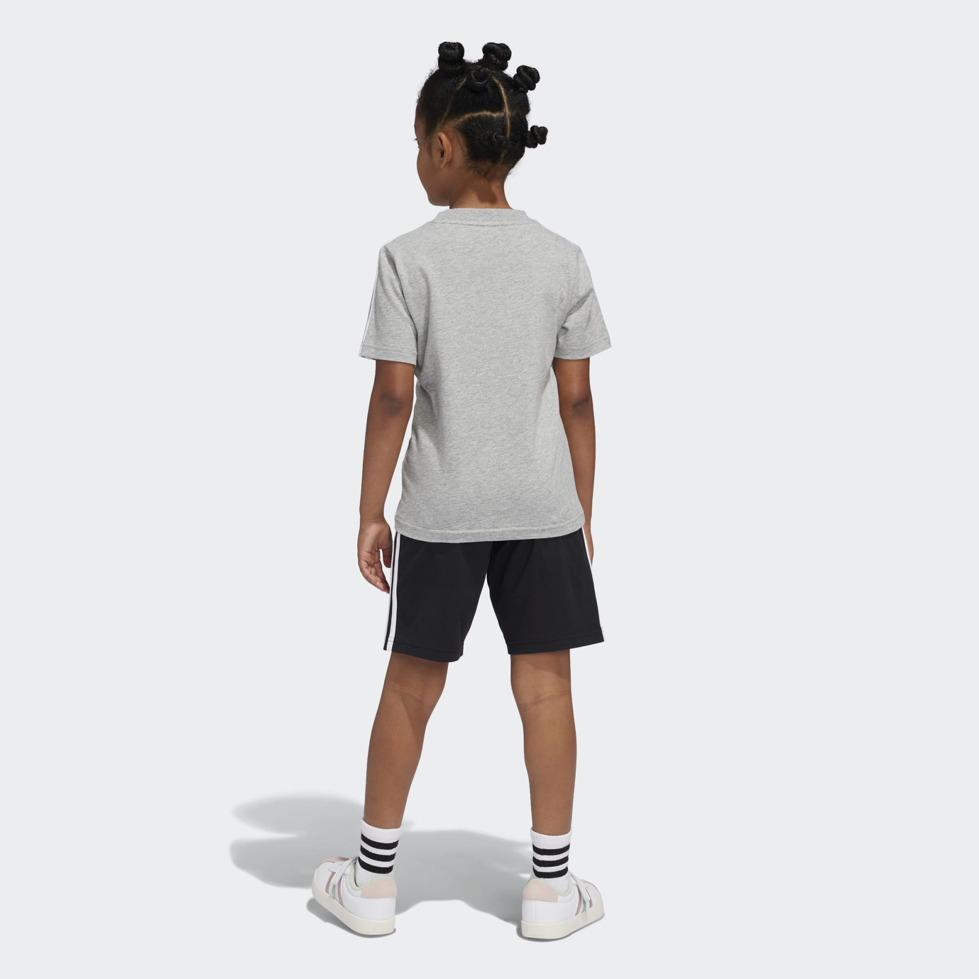 Essentials 3-Stripes Tee and Shorts Set