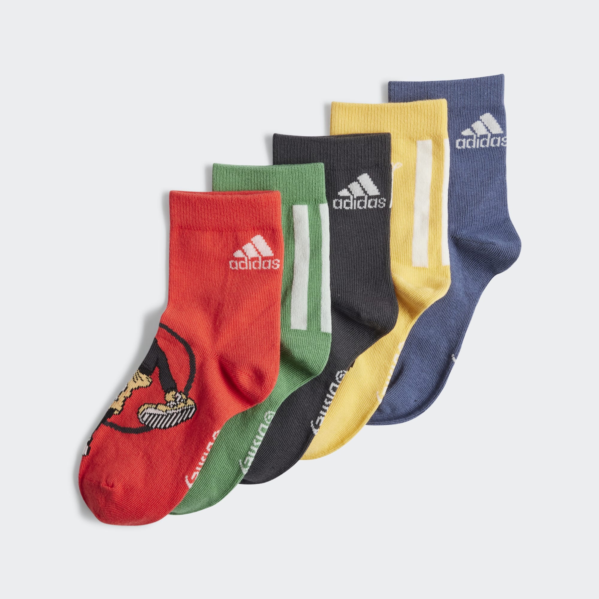 adidas Disney Mickey Mouse 5 Pair Pack Socks