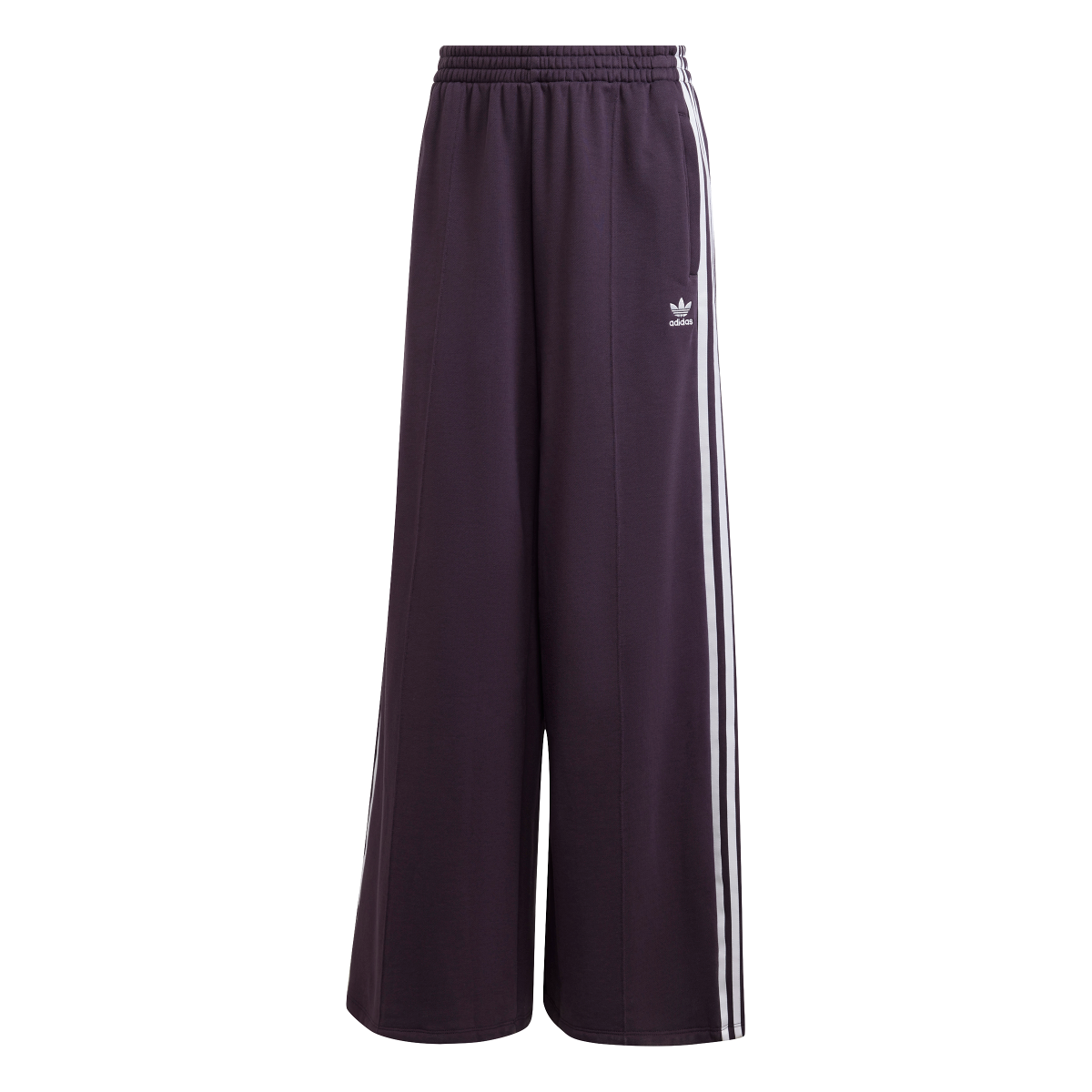 3-Stripes Loose French Terry Wide Leg Joggers
