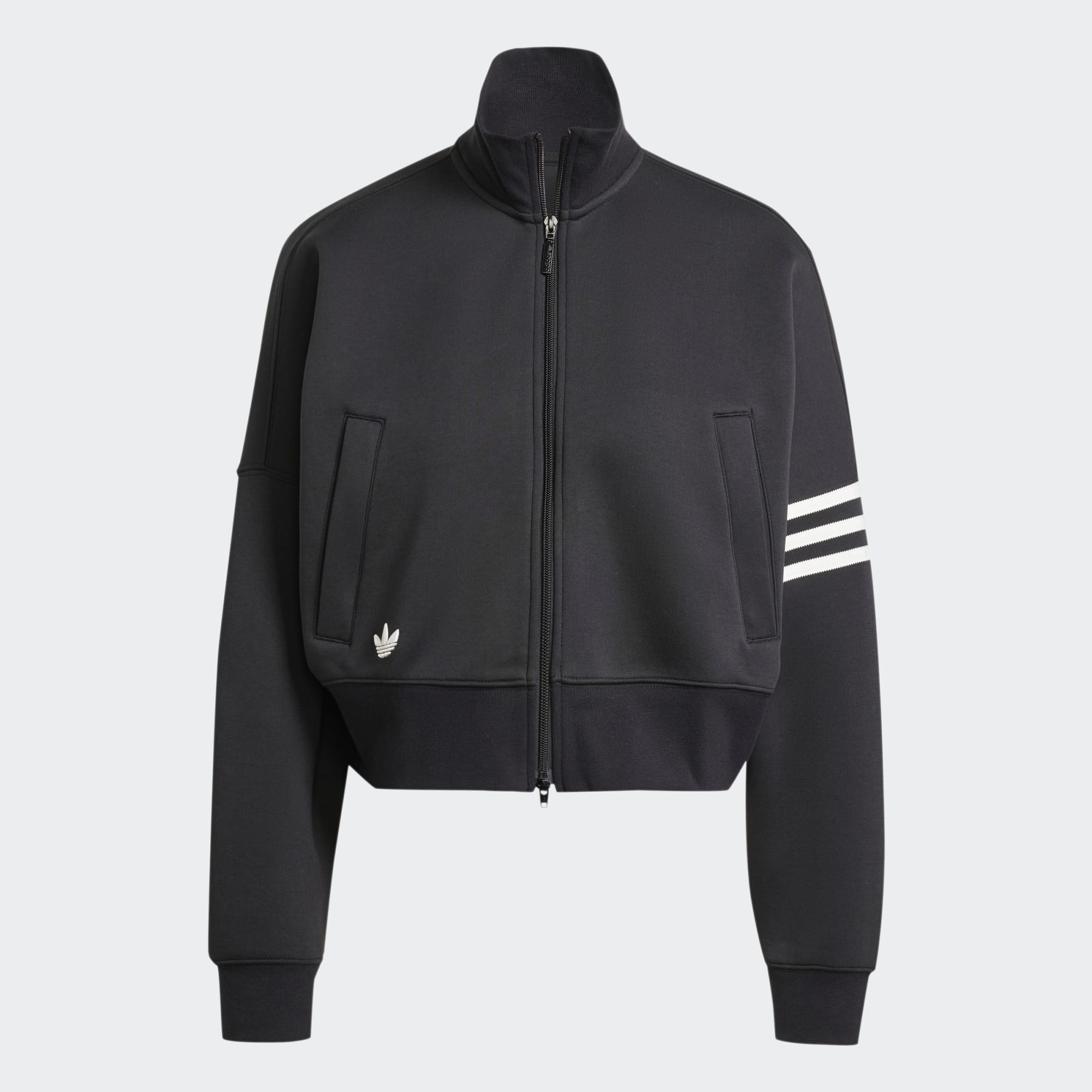 Adidas mesh zip up track top on sale