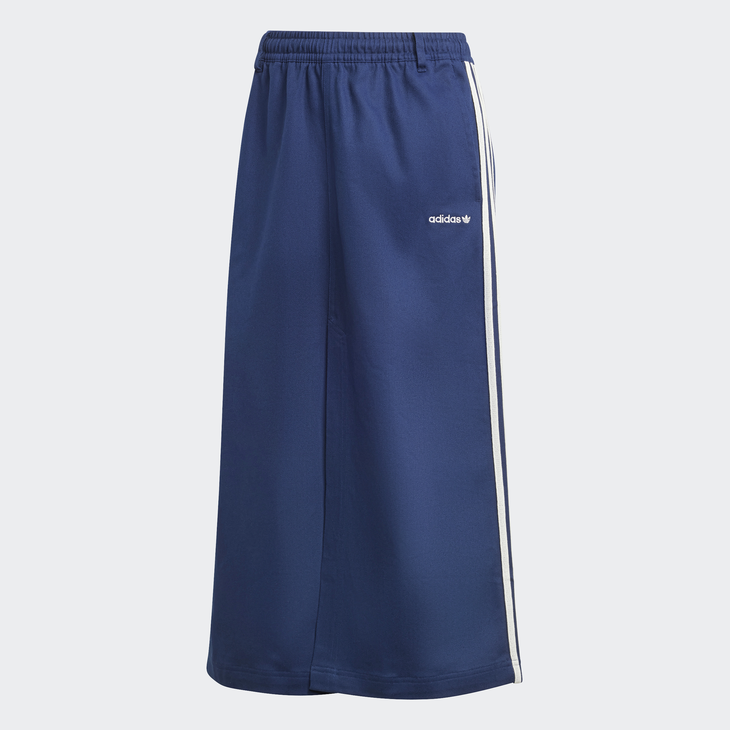 Cotton Twill Midi Skirt