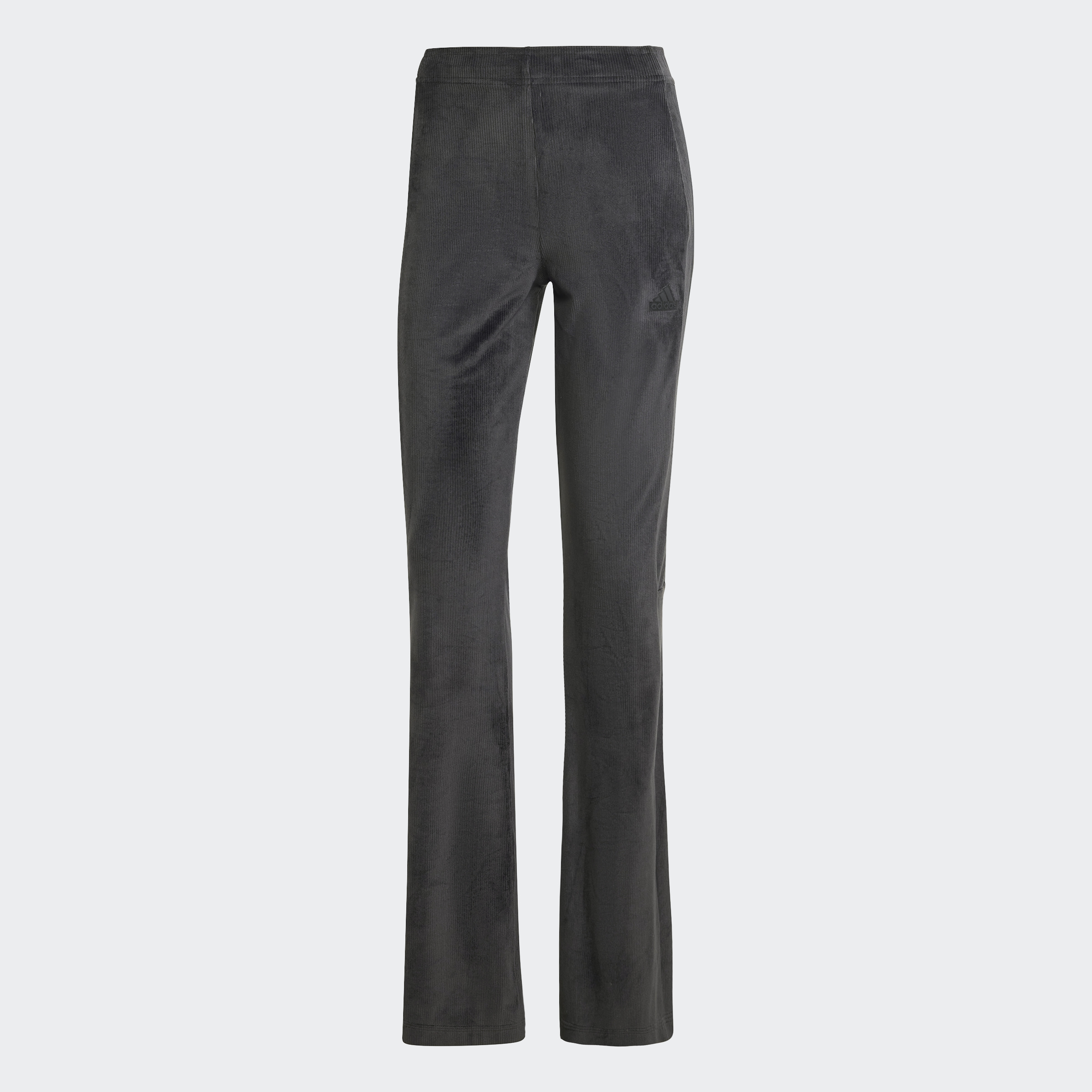 Tiro Cut 3-Stripes Stretchy Velour Flared Leggings