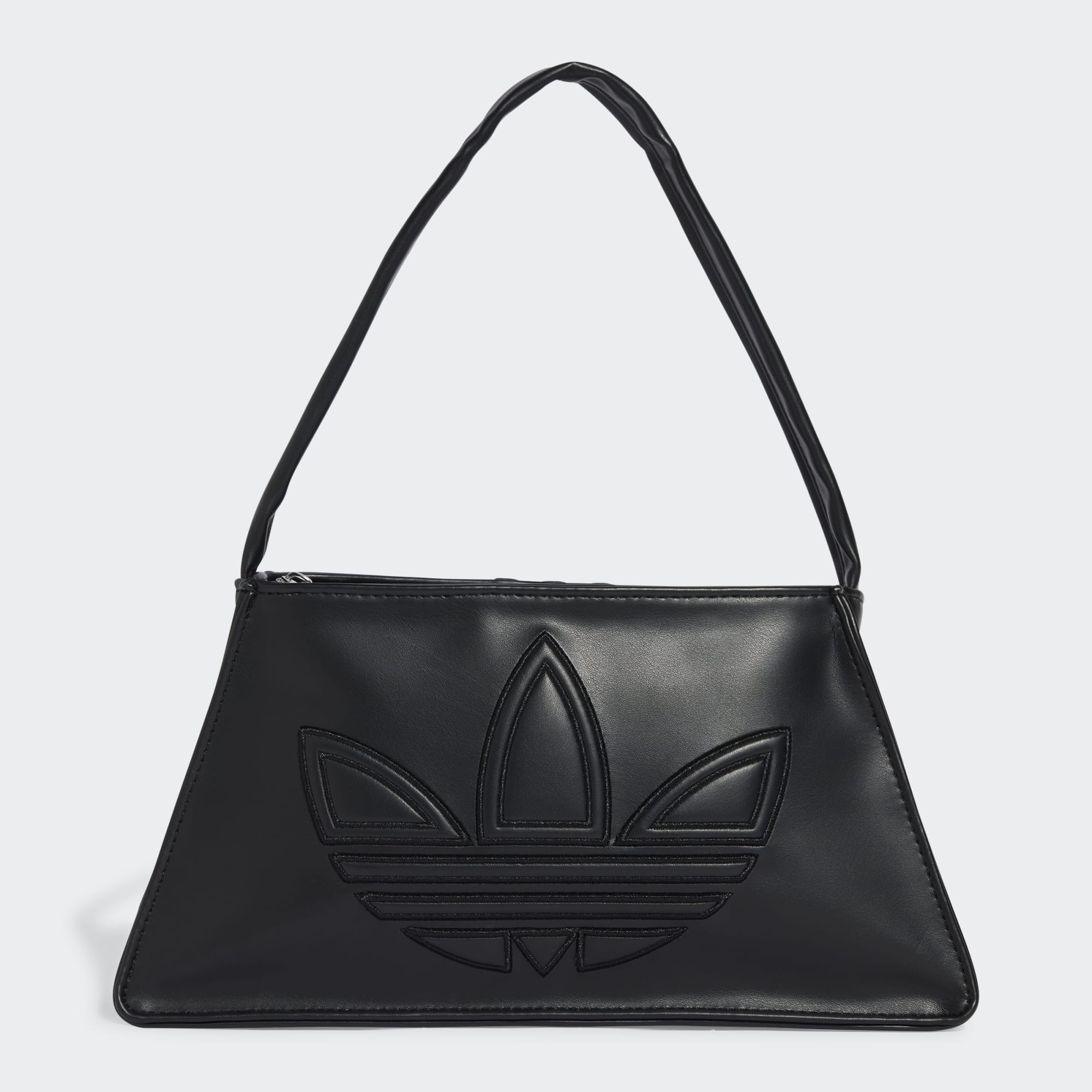 Polyurethane Outline Trefoil Shoulder Bag