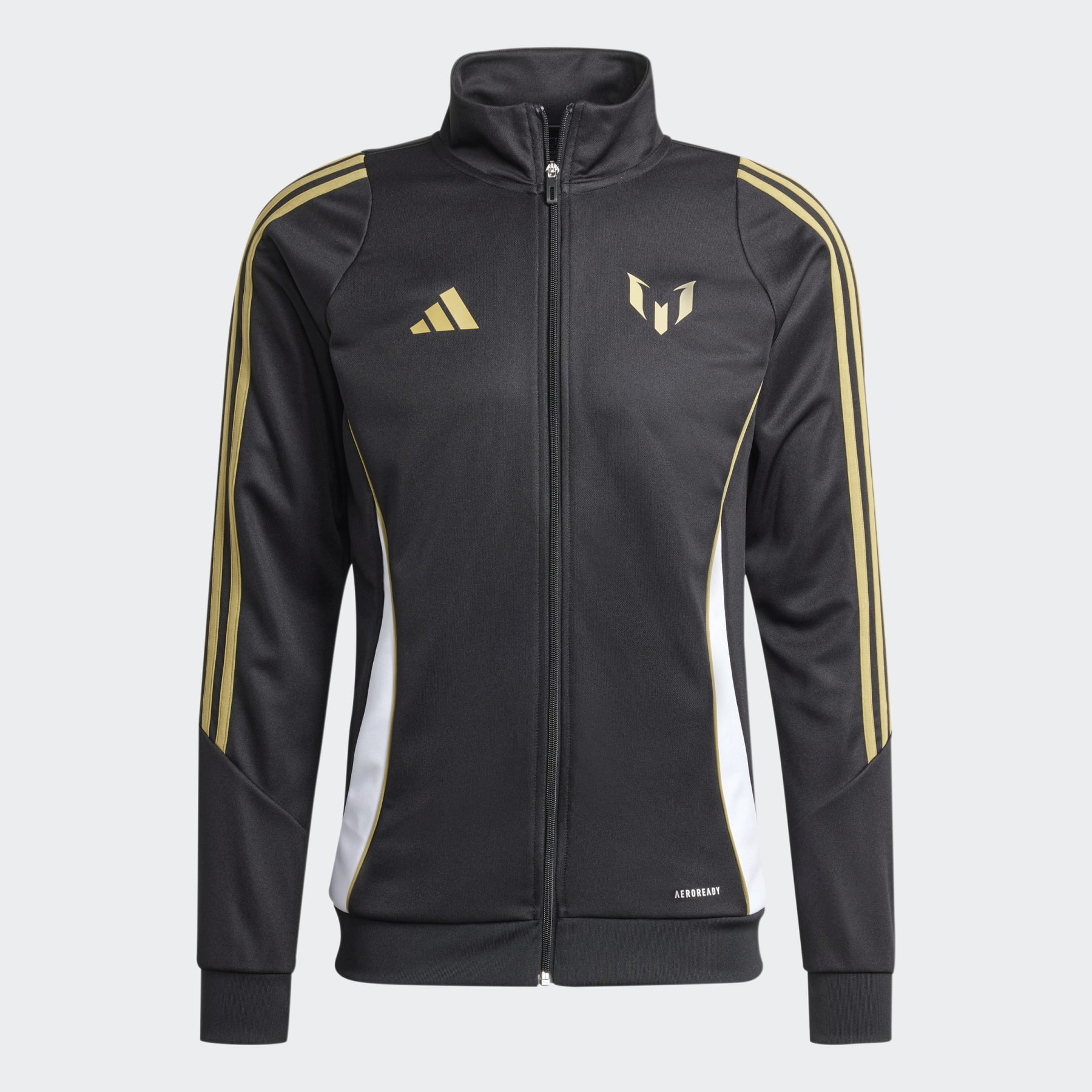 Adidas gold track jacket deals
