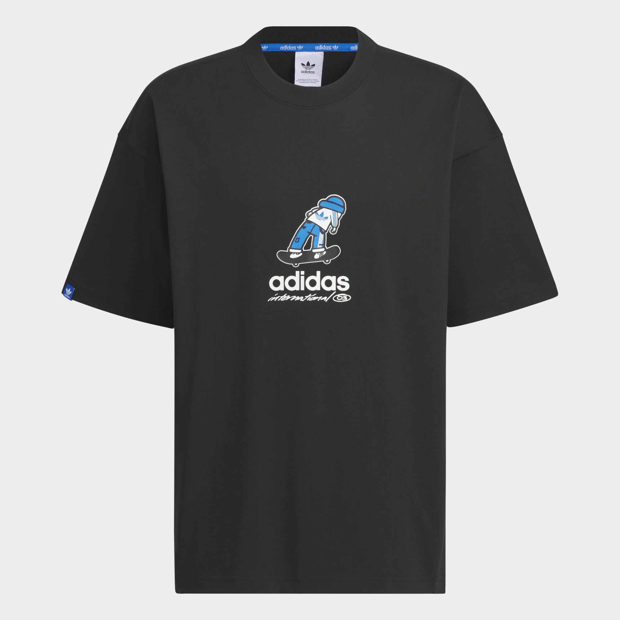 Adidas international logo tee store