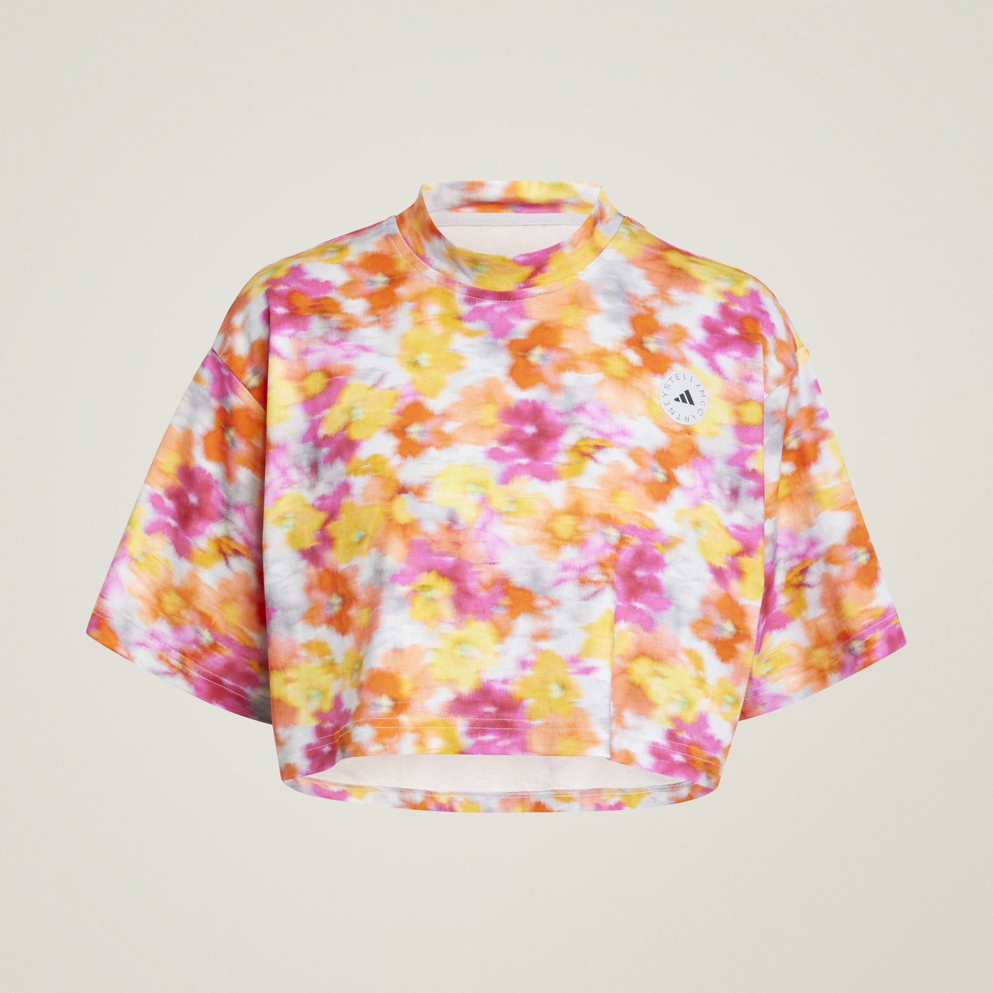 adidas by Stella McCartney Printed Crop T-Shirt